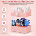 4-in-1 Electric Balloon Pump for All Balloons,Portable Dual Nozzle 600W Air Pump for Balloons,High Power Balloon Blower for Latex Foil 260q Mylar Balloon,Inflation Pool Float and Sports Balls - Image 5