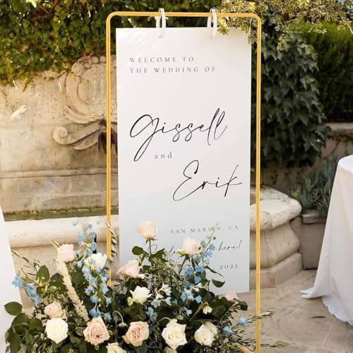Wedding Sign Holder, Adjustable Welcome Sign Stand - Image 4