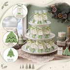 Leelosp 20 Set Christmas Tree Soaps Christmas Baby Shower Favors for Guests - Image 4