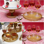 19 PCS Gold Cake Stand Set, Dessert Table Display Set with Wedding Cupcake Stand and Cake Stands for Party, Weddings Birthday Baby Showers Anniversary Party - Image 5