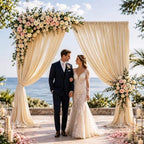 Champagne Backdrop Curtains for Parties, 30 x 10 ft Wrinkle Free Wedding Backdrop Drapes for Birthday, Baby Shower, Photo Booth and Photography - Image 3