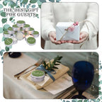 MTLEE 50 Pcs Green Wedding Thank You Candles Gifts for Guests Baby Shower - Image 5