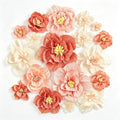 24 Pcs Tissue Paper Flowers Decorations for Wall,8" 10" 12" Crepe Paper Flowers for Floral Party Wedding Baby Bridal Shower Birthday Wall Decor (24, Assorted Color) by Unknown