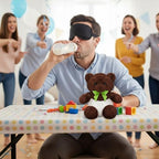 6 Sets Bottle Chug Baby Shower Games Chocolate Brown Bear - Image 5