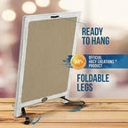 Rustic Whitewash Tabletop Chalkboard Sign/Hanging Magnetic Wall Chalkboard/Small Countertop Chalkboard Easel/Kitchen Countertop Memo Board / 12" x 17" in. Weddings, Birthdays, Baby Announcements - Image 3