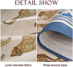 patdrea Vintage Leopard Print Tablecloth,Rectangular,94"x63" - Image 4