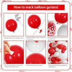 Meatball Baby Shower Decorations a Little Meatball Is on the Way Arch Backdrop Covers 6ft Balloon Garland Arch Kit Red Spaghetti Holy Cannoli Decorations for Italian Food Pasta Baby Shower Supplies - Image 5
