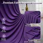 15ft x 10ft Purple Backdrop Curtains, Wrinkle Free Drapes Back Drop Cloth - Image 5