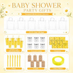 Nuogo 6 Sets New Parent Shower Prizes, Yellow Color, Daisy Style - Image 3
