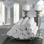 Creative Scents Schonwerk Silver Pillar Candle Holder Set of 2 - Crackled Mosaic Design - Centerpiece Table Decoration - Coffee Table Decor - Decoration Centerpiece for Living/Dining Room - Best Gift - Image 3
