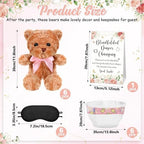 Simgoing 19 Pcs Bear Diaper Changing Game Supplies, Elegant, Pink - Image 2