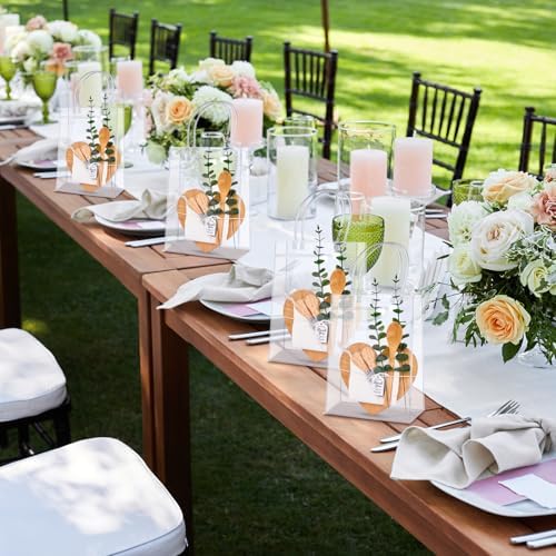 55Pcs Baby Shower Prizes for Game Winners 6 Sets Charcuterie Board with Spoons Butter Spreaders Forks Plaid Towel Thanks Card and Gift Bags for Bridal Shower Favors Party (Heart Shaped) - Image 7
