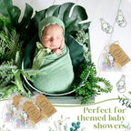 Minatee 50Set Baby Shower Bottle Openers Nail Clipper for Guest, Eucalyptus - Image 6