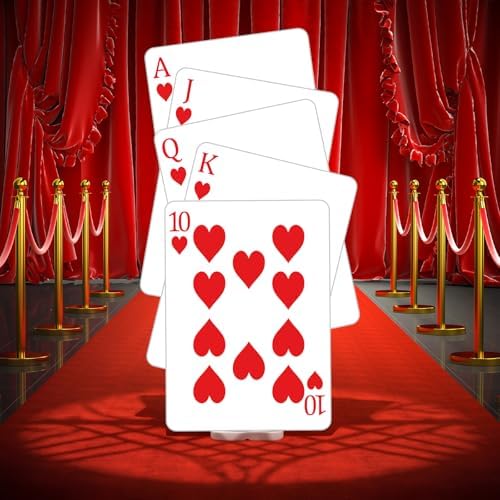 Funrous 4 ft Cardboard Stand-up Party Decor, Playing Cards, 1 Pcs - Image 6