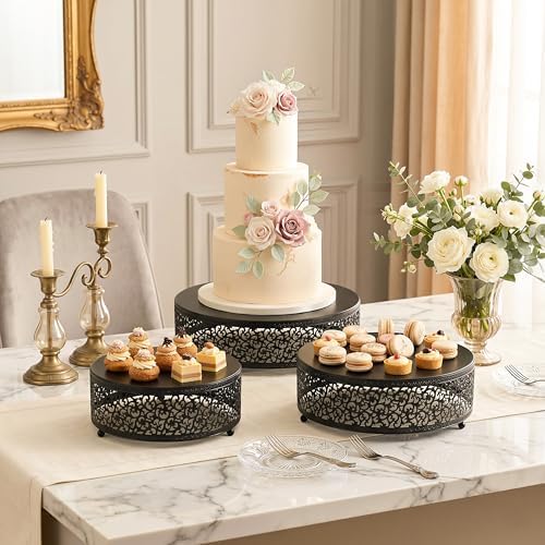 3Pcs Metal Food Risers, Buffet Table Display Stand - Image 4