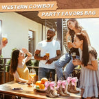 Tioncy 24 Pcs Cowboy Boot Paper Gift Bags, Cowboy Style, Brown - Image 5