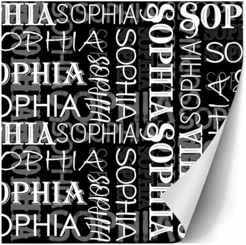 AOFUN Wrapping Paper Roll with Printed Name Funny Gifts Valentine'S Wrapping Paper Love Wrapping Paper Valentines Paper 5 Rolls 58" x 23" - Image 3