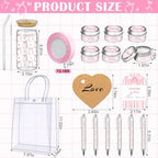 MotiMind 6 Sets Pink Bow Baby Shower Prizes for Winners Guest Game - Image 3