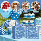 50 Pcs Cielito Lindo Party Favor Bags Reusable Blue Mexican Gift Bags Non Woven Platos De Barro Mexicanos Candy Bag Cinco De Mayo Goodie Bags with Handles for Fiesta Mexican Baby Shower Party Favors - Image 5