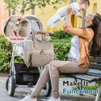 mommore Diaper Bag Backpack, Stylish Mini Baby Bag with Changing Pad - Image 2