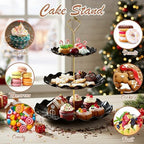 LemonRoad 19 Pcs Cupcake Stand Holder Dessert Table Display,Black and Gold - Image 6