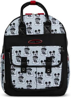 Disney Diaper Bag Backpack with Changing Pad Mickey Mouse – 16” Nylon Baby Bag for Parents, Insulated Bottle Holders, Multiple Storage Pockets - Image 2