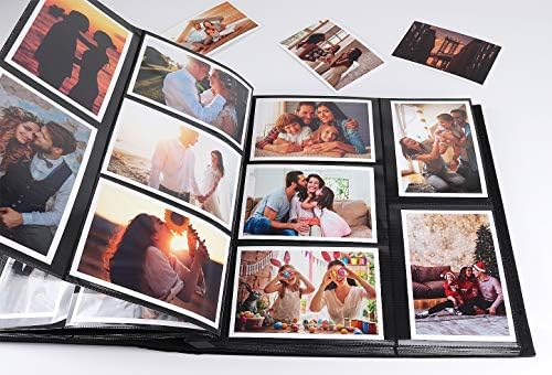 RECUTMS Photo Album 600 Pockets 4x6 Pictures Leather Wedding Albums White - Image 6