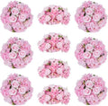 Pink Flowers Balls for Centerpieces: 15.7in Diam, 10 Pcs by CreatedforWeddingsandHome