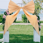 Wavwavw Giant Bow Big Wall Decor, Champagne, Polyester, Weeding - Image 6