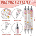 145 Pieces Baby Shower Favors for Guest Pink Elephant Ballpoint Pens and Keychains Gifts for Baby Girls Bulk Retractable Baby Shower Pens Gender Reveal Greeting Cards Souvenirs Prizes - Image 2