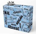 AOFUN Wrapping Paper For Him Custom Name Text Anniversary Wrapping Paper For Her Cute Gifts For Best Friends Kids Christmas Gift Wrap 3 Rolls 58" x 23" by Unknown