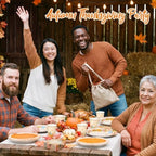 250 Pcs Fall Pumpkins Autumn Party Supplies, Paper Plates Napkins and Cups - Image 4