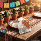 36 Sets Cielito Lindo Party Favors for Guests, 3-in-1 Nail Clipper Keychain Bottle Opener, Mexican Talavera Wedding & Baby Shower Favors with Individual Organza Bags and Thank You Cards - Image 7