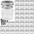 VERONES 40 PACK Mason Jars, 4 OZ Canning Jars Jelly Jars With Regular Lids by VERONES