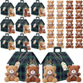 Maitys 48 Pcs Tartan Plaid Bear Baby Shower Favor Gifts by Maitys
