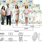 12x10 FT Gender Reveal Backdrop Blue Pink Bear Boy or Girl Background Sign Decorations Banner New Born Baby Shower Baptism Kids Birthday Party Photo Shoot Supplies (He or She) - Image 5