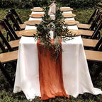 6 Pack Terracotta Cheesecloth Table Runner 10Ft 23 x 120 Inch - Image 7