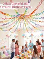 MEWTOGO Paper Chain Garland Kit for Birthday Party Decorations - Image 3