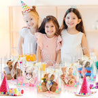 Ohuimrt 50 Pack 6.89" x 3.54" x 6.89" Clear Plastic Gift Bags with Handles - Image 6