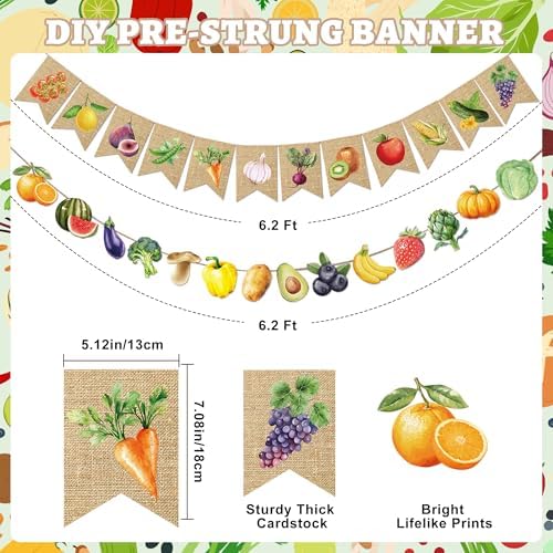 Kriyokiaa Locally Grown Baby Shower Decorations and Vegetable Banner - Image 3