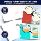 Decorably 110 Pack Gold Foil 5x7in All Occasion Cards Assortment Box Set - Image 5