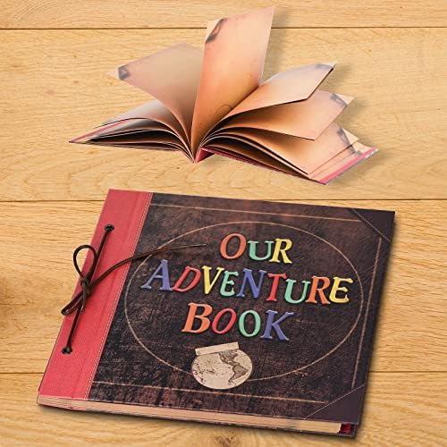 Our Adventure Book 12x12 Inch 60 Pages Handmade DIY Scrapbook Large Album - Image 6