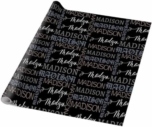 AOFUN Personalized Gift Funny Christmas Wrapping Paper Funny Christmas Wrapping Paper With Name Logo Cool Wrapping Paper Custom Gift Wrapping Paper 5 Rolls 58" x 23" - Image 5