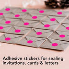 Perco Neon Pink Perforated Round Circle Dot Sticker 1/2-Inch Labels — 10 Rolls, 30,000 Stickers - Parties, Invitations for Highlights & Decorative Accents, Strong Adhesive - Made in USA - Image 4