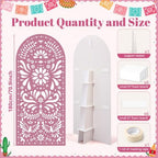 Gerrii 6 ft Cielito Lindo Arch Backdrop, All-in-one Stand up, Pink - Image 2