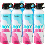 Gender Reveal Fire Extinguisher Set for Newborn Baby, 4Pcs Blue Gender Reveal Smoke Bombs, 100% Biodegradable Color Blaster for Cool Gender Reveal Ideas, Confetti Power Cannon Shooter Party Supplies by Trpoima