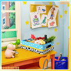 GlikCeil Cow Print Wooden Serving Tray with Handles, 11.4 x 8.7 Inch - Image 4