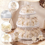 Leelosp 20 Set Snowflake Soaps Christmas Baby Shower Favors for Guests - Image 4
