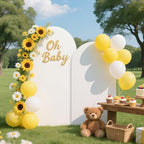Ledido 6FT 7.2FT 2Set White Arch Backdrop Cover Party Decoration - Image 6