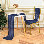 24 Pack Navy Blue 10Ft Cheesecloth Table Runner - Image 5